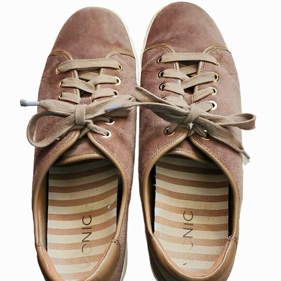 Vionic Brinley Women's Water Resistant Tan Suede Sneaker, Women’s Size 10 - Picture 2 of 3
